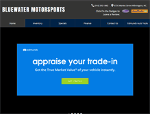 Tablet Screenshot of bluewatermotorsports.com